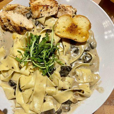 Mushroom Marsala pasta