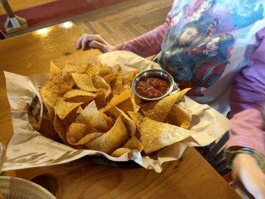 Chips and salsa side