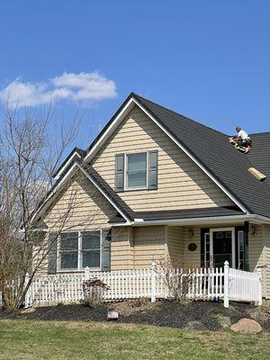 Metal shingle!  The best product for roofing, hands down!