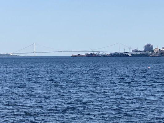 Verrazano Bridge from BK to SI.