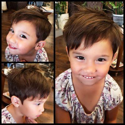 My daughter Kawaii loves her new pixie cut