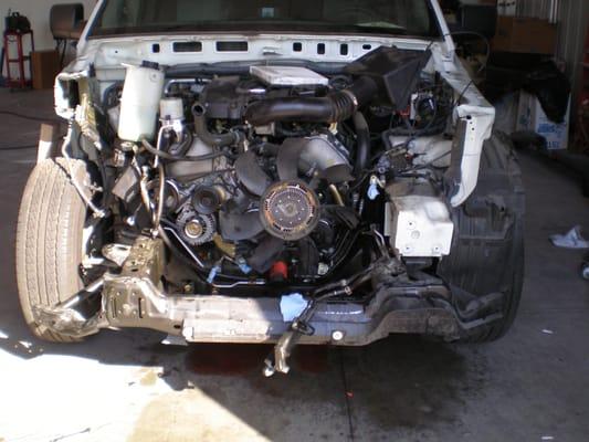 Nissan Titan Before Repairs