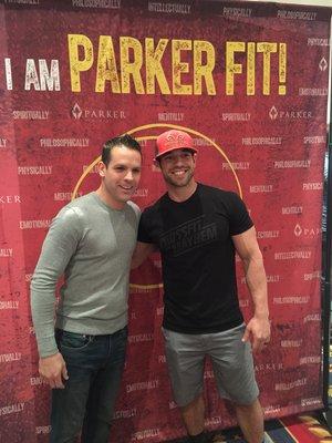 Dr. Vega hangin with CROSS-FIT STAR  Rich Froning JR at Parker Chiropractic Seminar Las Vegas!!