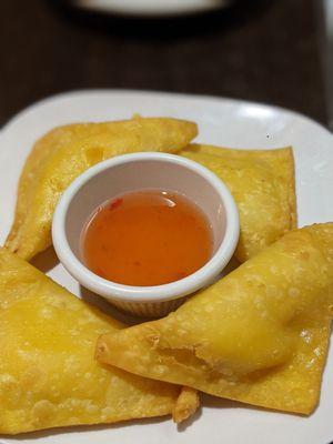 Crab Rangoon appetizer