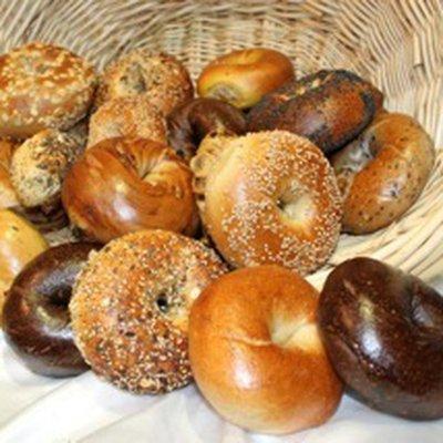 NY Bagels from Davidovich Bakery.