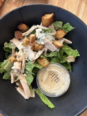 Caesar Salad with Rotisserie Chicken