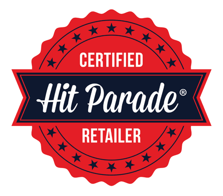 We are a Certified Hit Parade Retailer