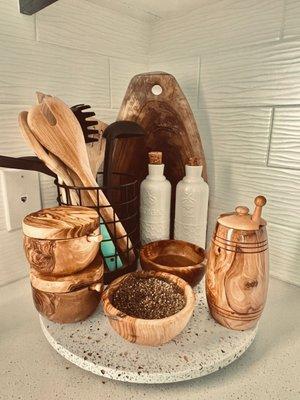 Handmade Olive Wood Kitchen Products