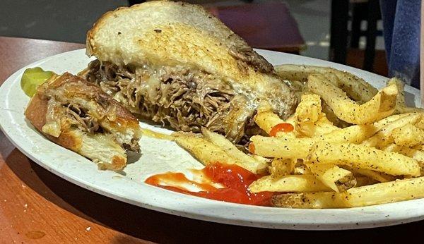 Braised Beef and delicious fries