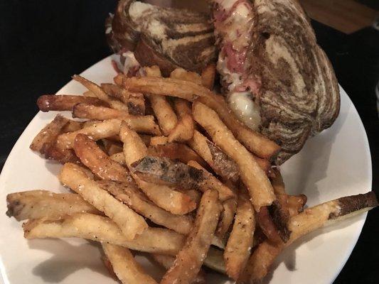 Reuben with fries