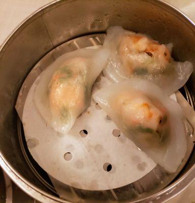 Chive shrimp dumplings