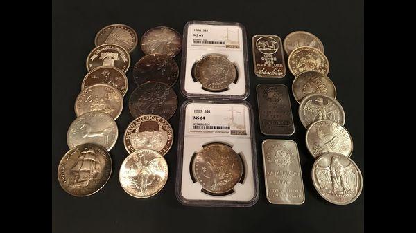 Buying all silver coins and ingots. Rare and common dates, graded and ungraded.