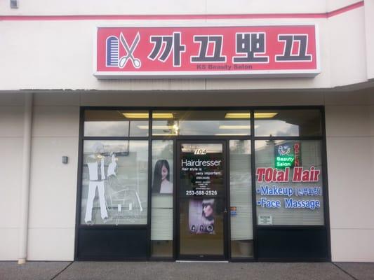 Ks Beauty Salon but its in korean... I was confused too when I found this place