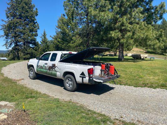 Pointe Pest Control vehicle