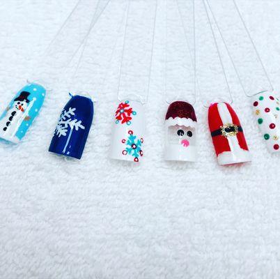 Christmas nails! Which one do you love?