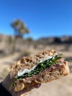 Prosciutto & Goat Cheese ($14)