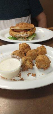 Breaded mushrooms