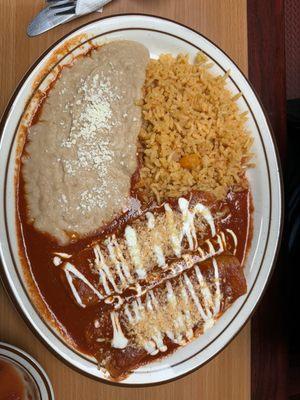 Cheese enchiladas