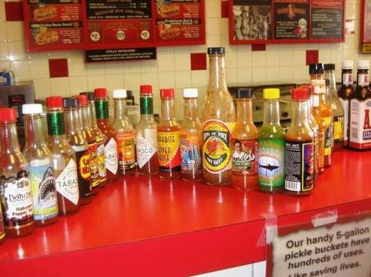 Firehouse Subs - Marianna, FL: Hot Sauces