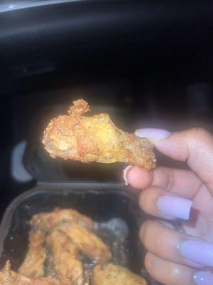 chicken wing not developed