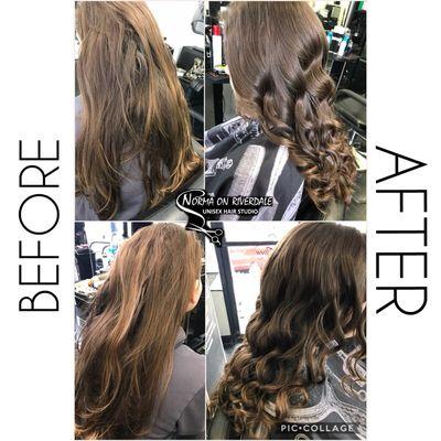 Beautiful styled blow. Call to book your next appointment with us @ 347-602-6338 #NormaOnRiverdale