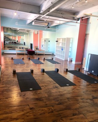 Yoga, Pilates Mat and Boot Camp classes.