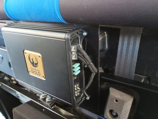 Amp install in a ATV