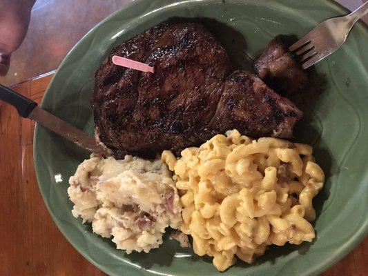 Ribeye. Looked bigger than a 14 oz.