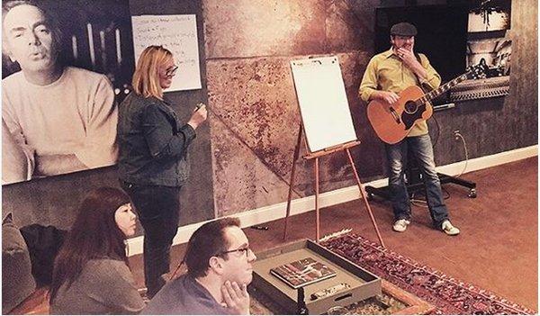 Team Building Through Song at the Famed Ocean Way Studios in Nashville, Tn.