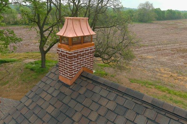 Copper Chimney Cap