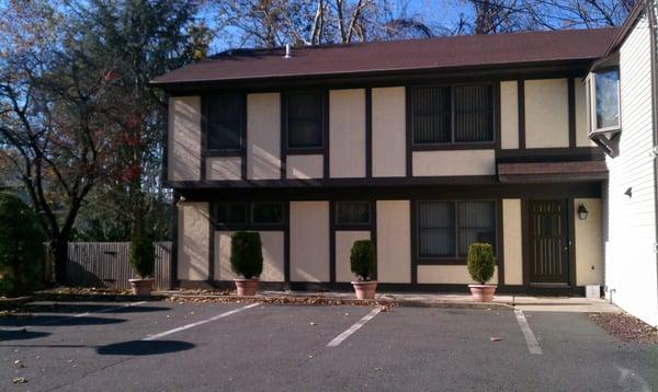 Entrance  and Parking lot.