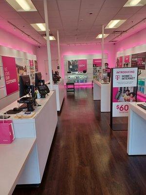 Inside The T-Mobile Store