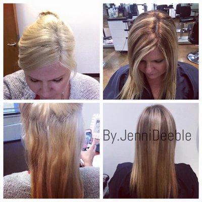 Before and after, color correction by Jenni Deeble