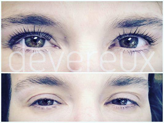 Feel tired? Fake awake with a YUMI keratin lash lift and a brow design. YUMI is ammonia free and lasts 6-8 weeks.