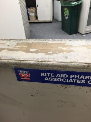 Third world pharmacy counter.