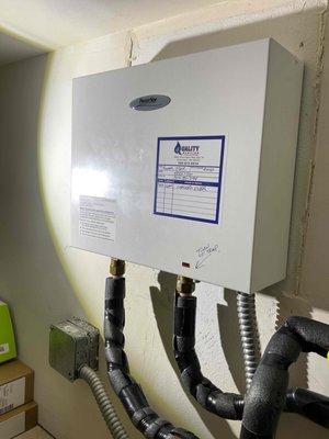 Tankless Water Heater Install