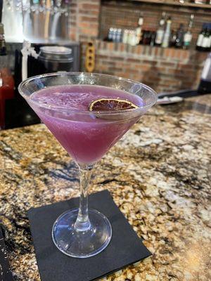 Purple Rain martini