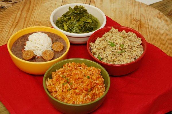 Four of our fantastic Creole sides!