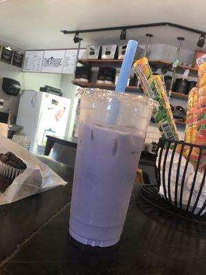 The taro over ice