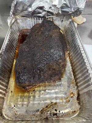 Prime Hickory smoked brisket