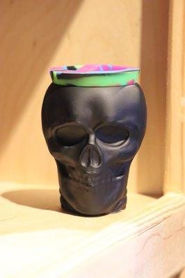 Skull Flower Jar