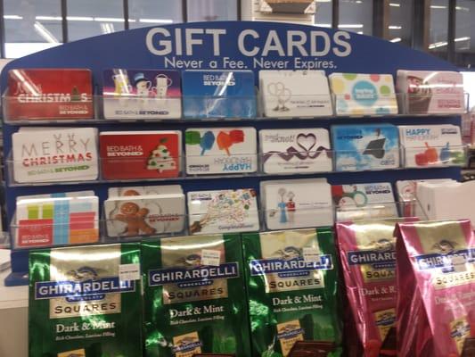 Yes, gift card time...big selection, they do not expire.