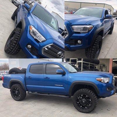 Fuel Hostage 20x10, 33x12.5x20 Federal M/T, Leveling kit