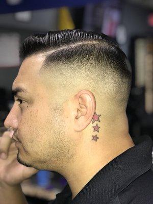 Razor fade by Barber zeke.