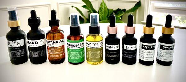 Organic hair and body oils