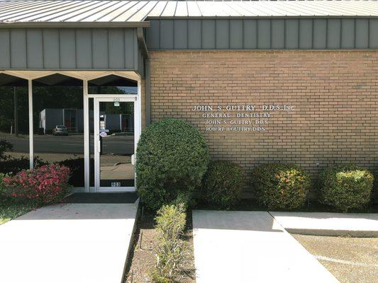 Front door of our dental office