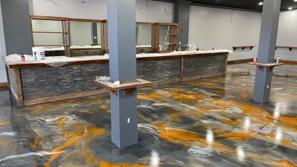 Epoxy Floor for local business.