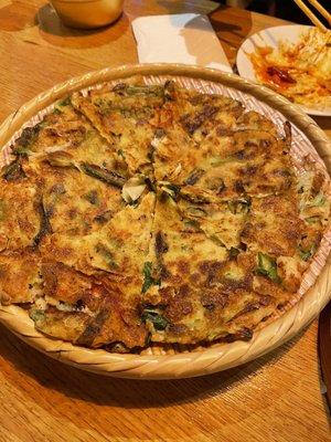 Seafood pancake