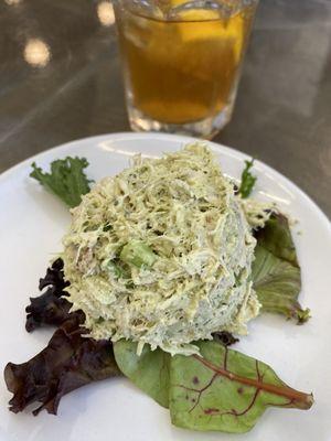 Pesto chicken salad