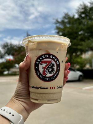 Cinnamon roll iced coffee